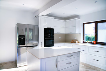  Interior of a rich house kitchen.