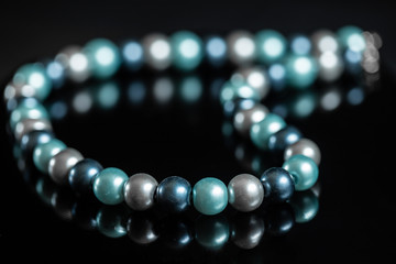 blue pearl necklace