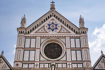Basilica di Santa Croce or Basilica of the Holy Cross in Florence
