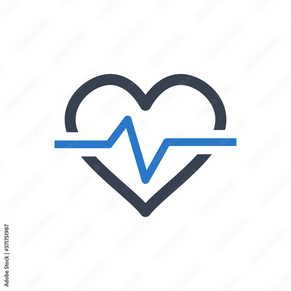 Canvas Prints cardiogram icon