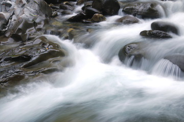 夏の中津川渓谷（猪苗代町・北塩原村）