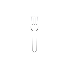Fork icon. Restaurant symbol modern, simple, vector, icon for website design, mobile app, ui. Vector Illustration