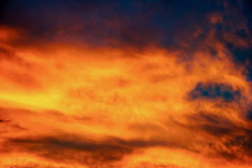 Fototapeta na wymiar Twilight sky and cloud at sunset