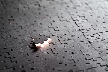 The last piece of the puzzle, the concept for completing the final piece of the puzzle.