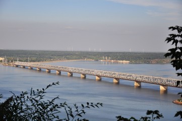 Fototapeta premium bridge over the river
