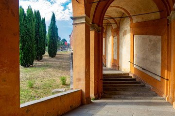 Italy Emilia Romagna, Bologna, Porticoes of San Luca