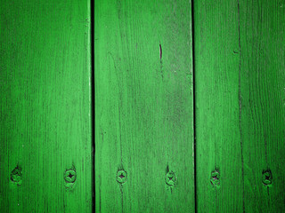 dark background of green boards