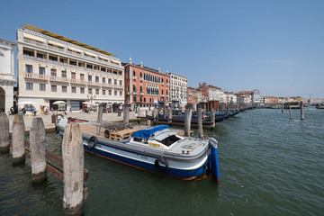 Fototapeta na wymiar Venice is a city on an island in the Adriatic Sea, in the Venetian lagoon. A city with many canals and bridges with the main Grand Canal and the largest St. Mark's Square