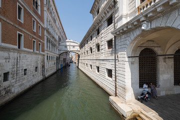 Obraz premium Venice is a city on an island in the Adriatic Sea, in the Venetian lagoon. A city with many canals and bridges with the main Grand Canal and the largest St. Mark's Square