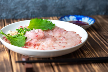 日本の刺し身　和食