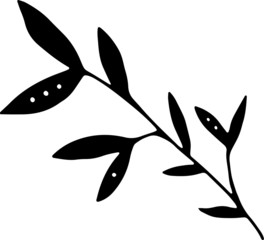 Flower Vector elements illustration  on white postcard. Greeting cards for different occasions everyday. Aztec stile, tribal art, ethnic collection, design isolated on white background.