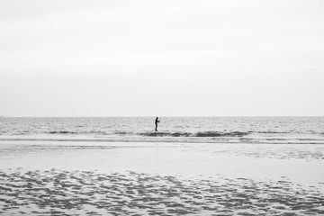 Dancing over the sea