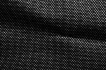 Black fabric cloth texture pattern background
