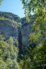 Fototapeta na wymiar View of Cañón de Añisclo, Huesca Pyrenees. National Park of Ordesa - Monte Perdido