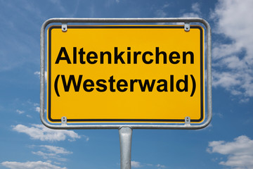 Ortstafel Altenkirchen (Westerwald)