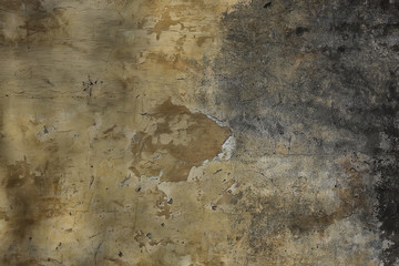 brown stucco wall, blank grunge vintage surface design