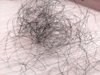 Fallen Women Hair On Table