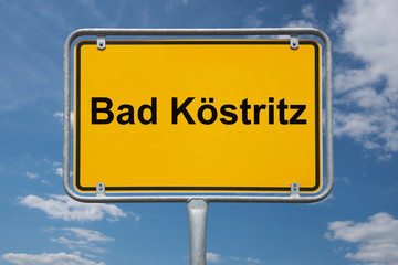 Ortstafel Bad Köstritz |