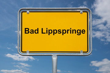 Ortstafel Bad Lippspringe