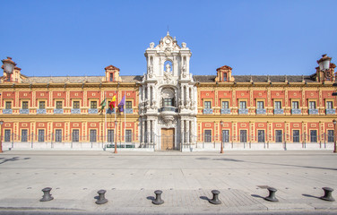 The Palace of San Telmo (Palacio San Telmo) in Seville, Andalucia, Spain