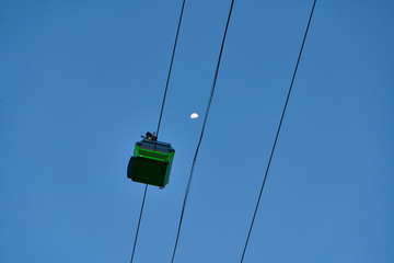cable car in the sky