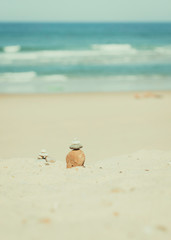 stones on the beach