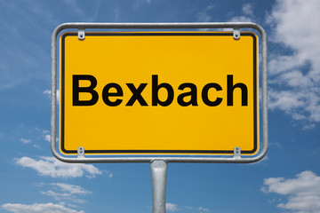 Ortstafel Bexbach
