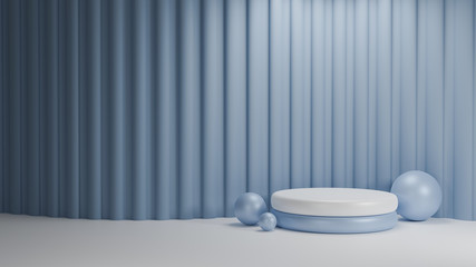 Abstract geometry blackground. 3d rendering scene for product showing