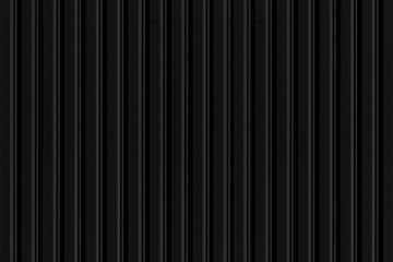 Black Corrugated metal background and texture surface or galvanize steel
