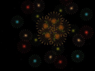 Fototapeta premium Imaginatory fractal background Image