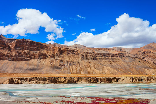 Manali to Leh mountain landscape, Himalayas