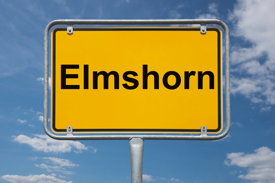 Ortstafel Elmshorn