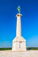 Obraz premium Pobednik or Victory monument in Belgrade