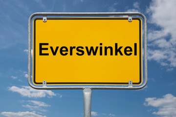 Ortstafel Everswinkel
