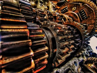 gears in a gearbox