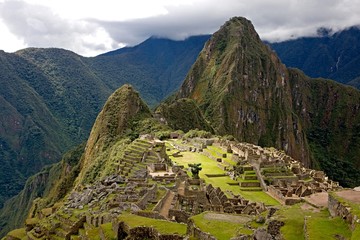 Machu Picchu, The Lost City of the Incas, Andean Cordillera in Peru