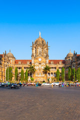 Chhatrapati Shivaji Terminus in Mumbai, India
