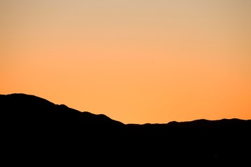 Sunset at Namib-Naukluft Park in Namibia