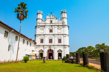 Fototapeta na wymiar Catholic church in Old Goa