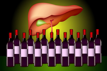 Wine and alcohol addiction.
