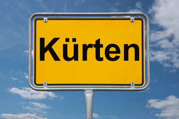 Ortstafel Kürten
