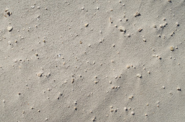 Fine gray sand closeup