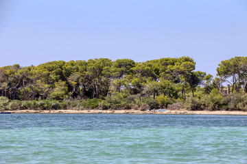 Rabbit Island (Isola dei Conigli) in Porto Cesareo, Lecce, Salento, Puglia, Italy
