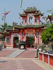 Vietnam, Quang Nam Province, Hoi An City, Old City listed at World Heritage site by Unesco, Assembly Hall of the Hainan Chinese Congregation, Phuoc Kien Pagoda