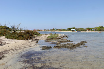 Rabbit Island (Isola dei Conigli) in Porto Cesareo, Lecce, Salento, Puglia, Italy