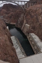 View of the Hoover Dam in Nevada, USA