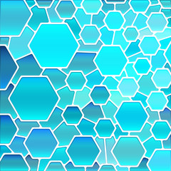 abstract vector stained-glass mosaic background