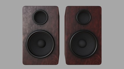 Audio Speaker V2 Low-poly 3D model