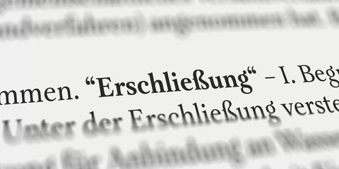 Erschließung im Buch