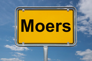 Ortstafel Moers © Gehkah